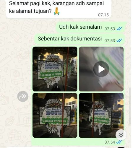 Pengiriman Papan Bunga Selamat Mlawat Pamotan