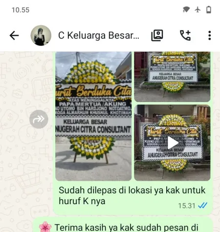 Pengiriman Papan Bunga Duka Mlawat Pamotan