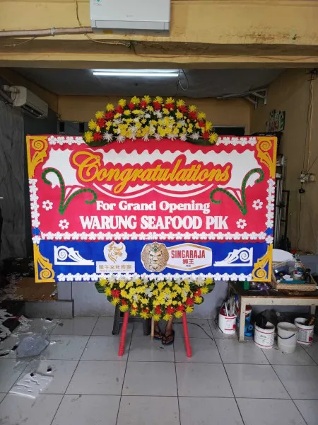 Papan Bunga Ucapan Selamat Mlawat Pamotan