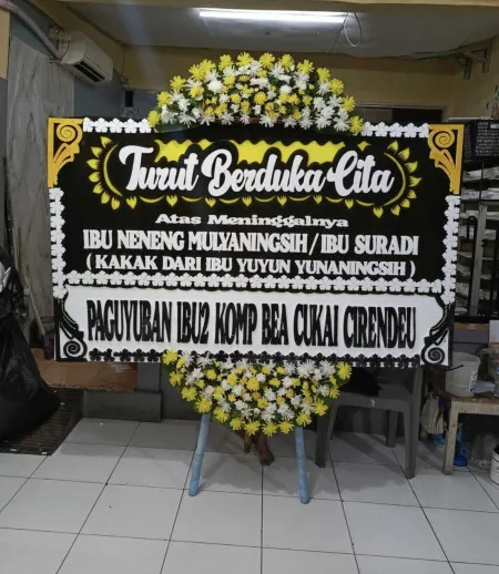 Papan Bunga Duka Mlawat Pamotan
